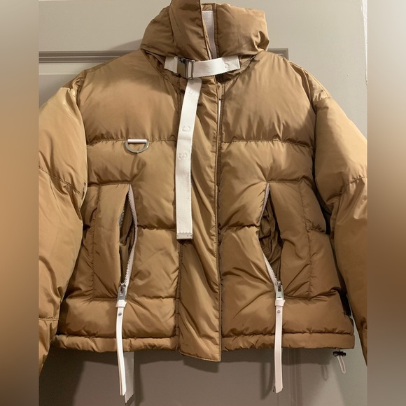 Shoreditch Ski Club Laurel Quilted Puffer Jacket Caramel/Brown Size Small NWT - Picture 6 of 14